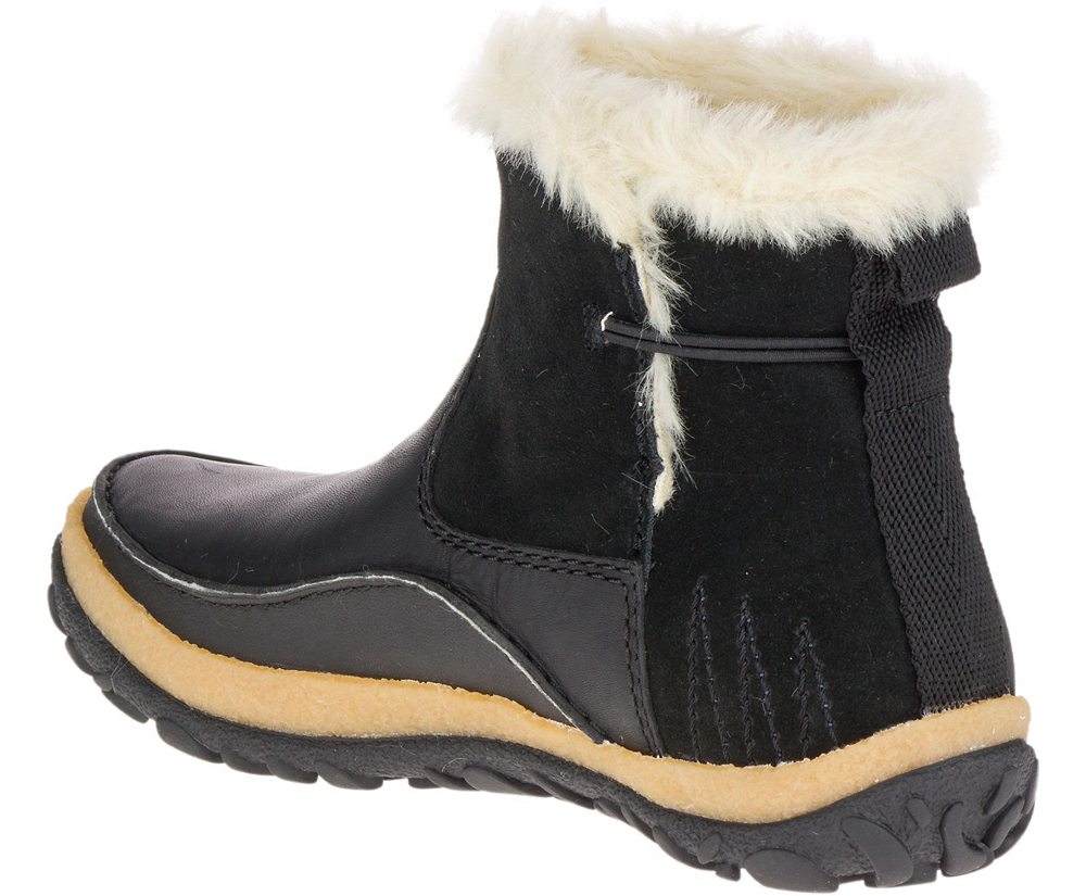 Merrell Støvler Dame - Tremblant Pull On Polar Waterproof - Sort - PUW028971